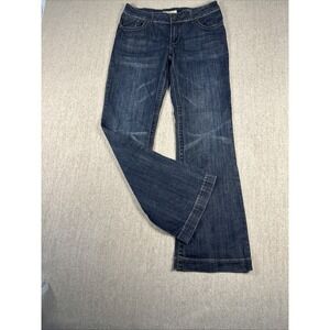 Stetson Jeans Womens Sz 14 X Long Blue Denim Hollywood Bootcut Western Cowgirl